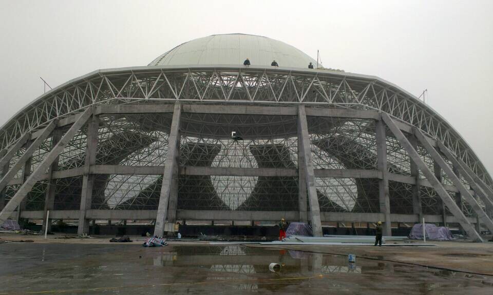 柳州温泉馆网架工程